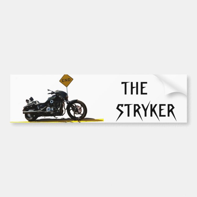 AUTOCOLLANT DE VOITURE ADHÉSIF POUR PARE-CHOCS DE YAMAHA STRYKER (Devant)