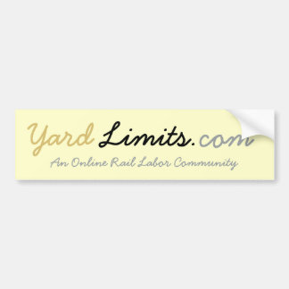 Autocollant De Voiture adhésif pour pare-chocs de YardLimits.com