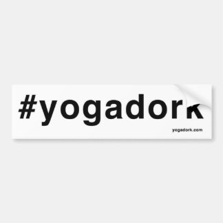 Autocollant De Voiture adhésif pour pare-chocs de #yogadork