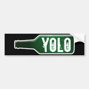 Autocollant De Voiture Adhésif pour pare-chocs de Yolo   vous vivez
