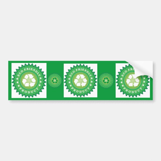 Autocollant De Voiture adhésif pour pare-chocs d'eco-amical-produit (Devant)