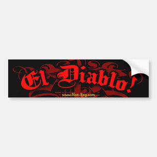 Autocollant De Voiture Adhésif pour pare-chocs d'EL Diablo