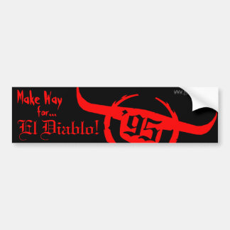 Autocollant De Voiture Adhésif pour pare-chocs d'EL Diablo