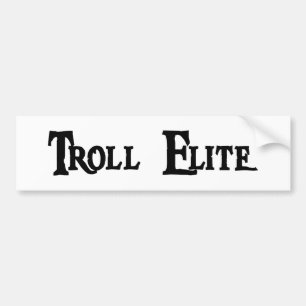 Autocollant De Voiture Adhésif pour pare-chocs d'élite de Troll