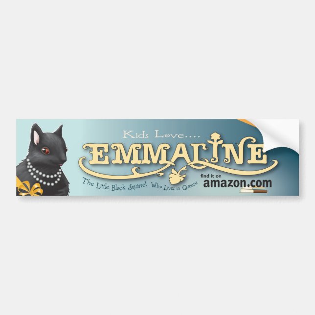 Autocollant De Voiture Adhésif pour pare-chocs d'Emmaline (Devant)