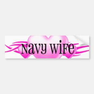 Autocollant De Voiture Adhésif pour pare-chocs d'épouse de marine