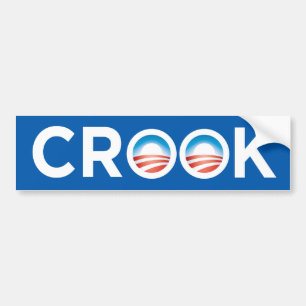 Autocollant De Voiture Adhésif pour pare-chocs d'escroc d'Obama