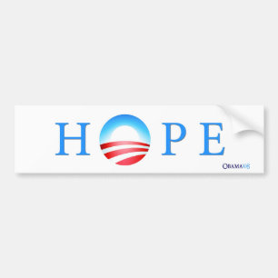 Autocollant De Voiture Adhésif pour pare-chocs d'espoir de Barack Obama