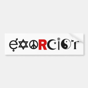 Autocollant De Voiture Adhésif pour pare-chocs d'exorciste