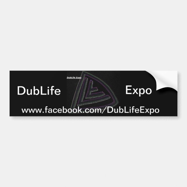 Autocollant De Voiture Adhésif pour pare-chocs d'expo de DubLife (Devant)