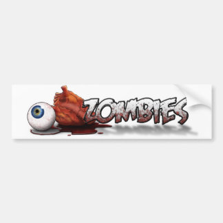 Autocollant De Voiture Adhésif pour pare-chocs d'EyeHeartZombies