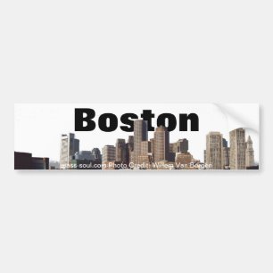 Autocollant De Voiture Adhésif pour pare-chocs d'horizon de Boston