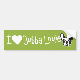 Autocollant De Voiture Adhésif pour pare-chocs d'I (coeur) Bubba Louie