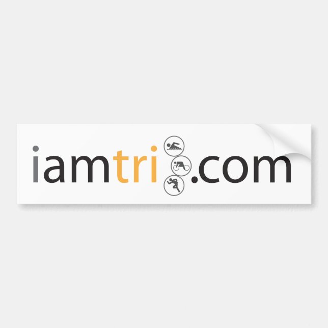 Autocollant De Voiture adhésif pour pare-chocs d'iamtri (Devant)