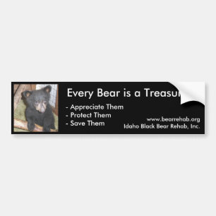 Autocollant De Voiture Adhésif pour pare-chocs d'IBBR - ours CUB