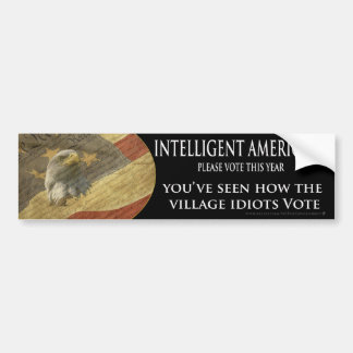 Autocollant De Voiture Adhésif pour pare-chocs d'idiots de village