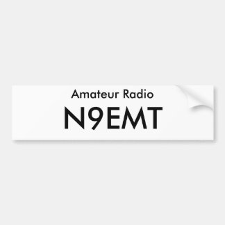 Autocollant De Voiture Adhésif pour pare-chocs d'indicatif d'appel