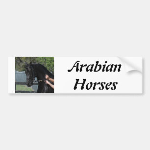Autocollant De Voiture Adhésif pour pare-chocs disponible de cheval Arab
