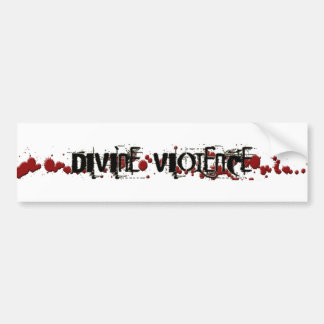 Autocollant De Voiture Adhésif pour pare-chocs divin de violence