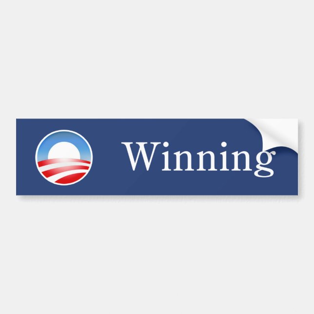 Autocollant De Voiture Adhésif pour pare-chocs d'Obama (Devant)