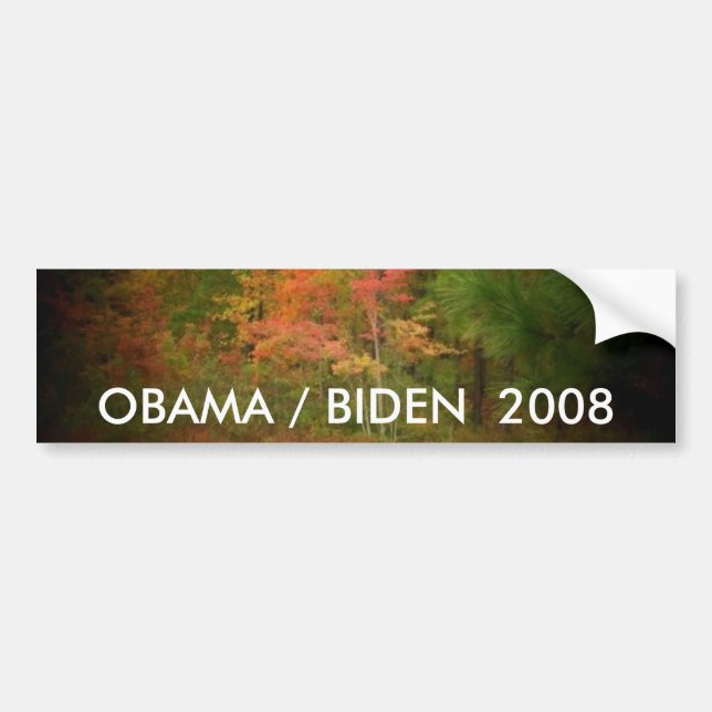 Autocollant De Voiture Adhésif pour pare-chocs d'OBAMA (Devant)