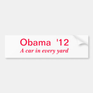 Autocollant De Voiture Adhésif pour pare-chocs d'Obama