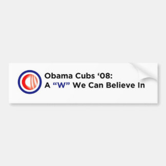 Autocollant De Voiture Adhésif pour pare-chocs d'Obama CUB