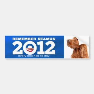 Autocollant De Voiture adhésif pour pare-chocs d'obama de romney de