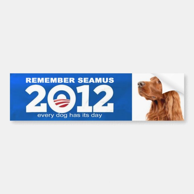 Autocollant De Voiture adhésif pour pare-chocs d'obama de romney de (Devant)
