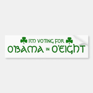 Autocollant De Voiture Adhésif pour pare-chocs d'O'Bama O'Eight