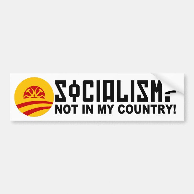 Autocollant De Voiture Adhésif pour pare-chocs d'Obamalism (Devant)