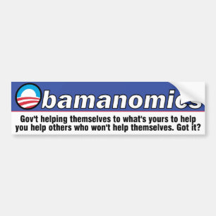 Autocollant De Voiture Adhésif pour pare-chocs d'Obamanomics