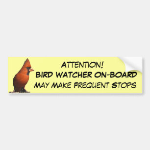 Autocollant De Voiture Adhésif pour pare-chocs d'observateur d'oiseau