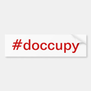 Autocollant De Voiture adhésif pour pare-chocs #doccupy