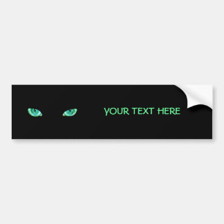 Autocollant De Voiture Adhésif pour pare-chocs d'oeil vert