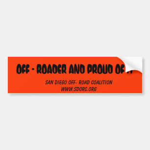 Autocollant De Voiture Adhésif pour pare-chocs d'OFF-ROADER