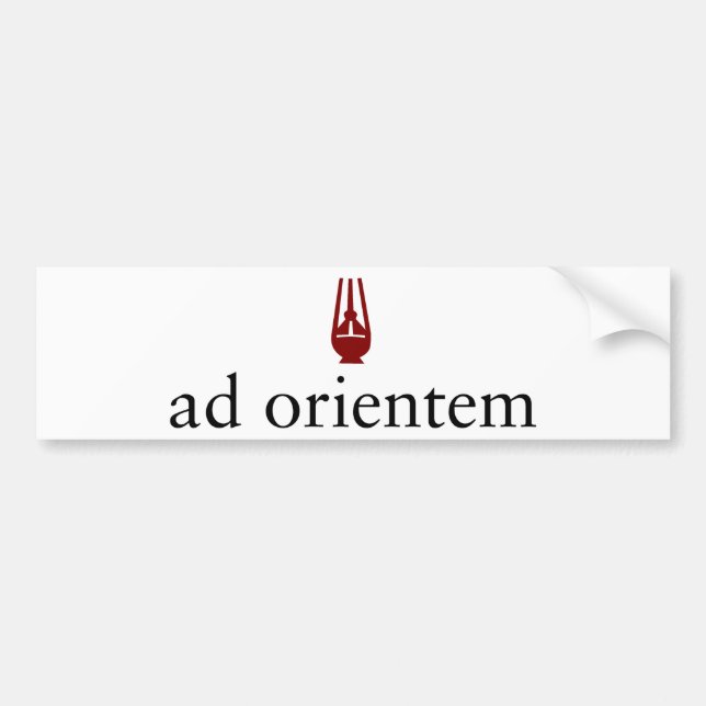 Autocollant De Voiture Adhésif pour pare-chocs d'Orientem d'annonce (Devant)