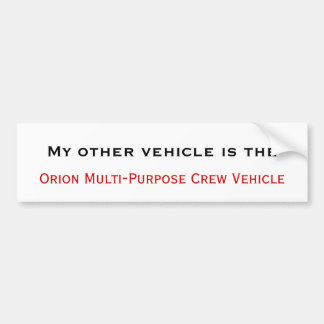 Autocollant De Voiture Adhésif pour pare-chocs d'Orion MPCV