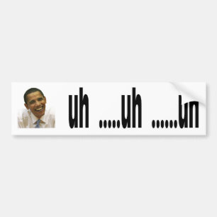 Autocollant De Voiture Adhésif pour pare-chocs drôle d'Obama