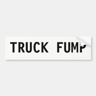 Autocollant De Voiture Adhésif pour pare-chocs du CAMION FUMP