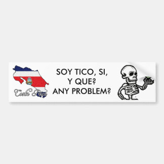 Autocollant De Voiture Adhésif pour pare-chocs du Costa Rica