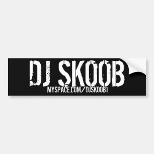 AUTOCOLLANT DE VOITURE ADHÉSIF POUR PARE-CHOCS DU DJ SKOOB