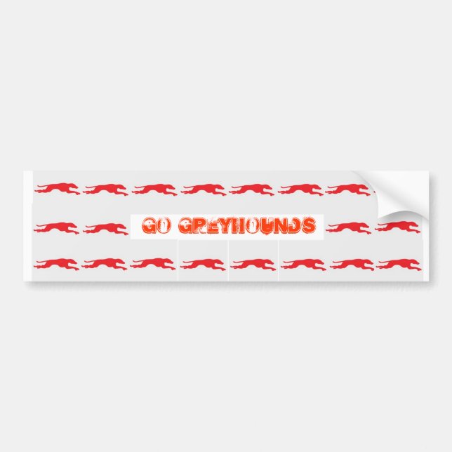 Autocollant De Voiture Adhésif pour pare-chocs du lévrier NEA (Devant)