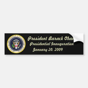 Autocollant De Voiture Adhésif pour pare-chocs du Président Obama