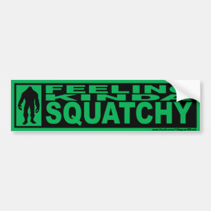 Autocollant De Voiture Adhésif pour pare-chocs du SENTIMENT SQUATCHY -