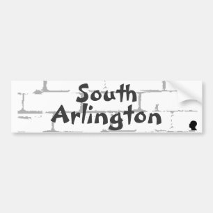 Autocollant De Voiture Adhésif pour pare-chocs du sud d'Arlington