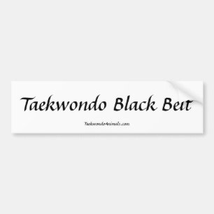 Autocollant De Voiture Adhésif pour pare-chocs du Taekwondo