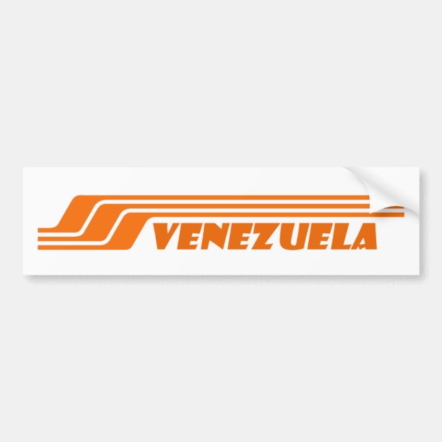 Autocollant De Voiture Adhésif pour pare-chocs du Venezuela (Devant)