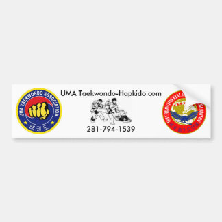 Autocollant De Voiture Adhésif pour pare-chocs d'Uma le Taekwondo-Hapkido