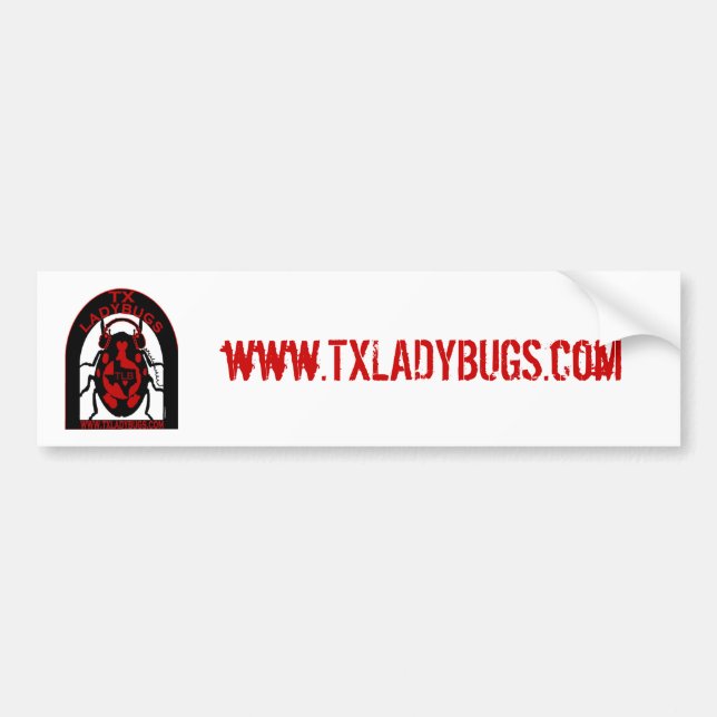 Autocollant De Voiture Adhésif pour pare-chocs d'URL de TLB (Devant)